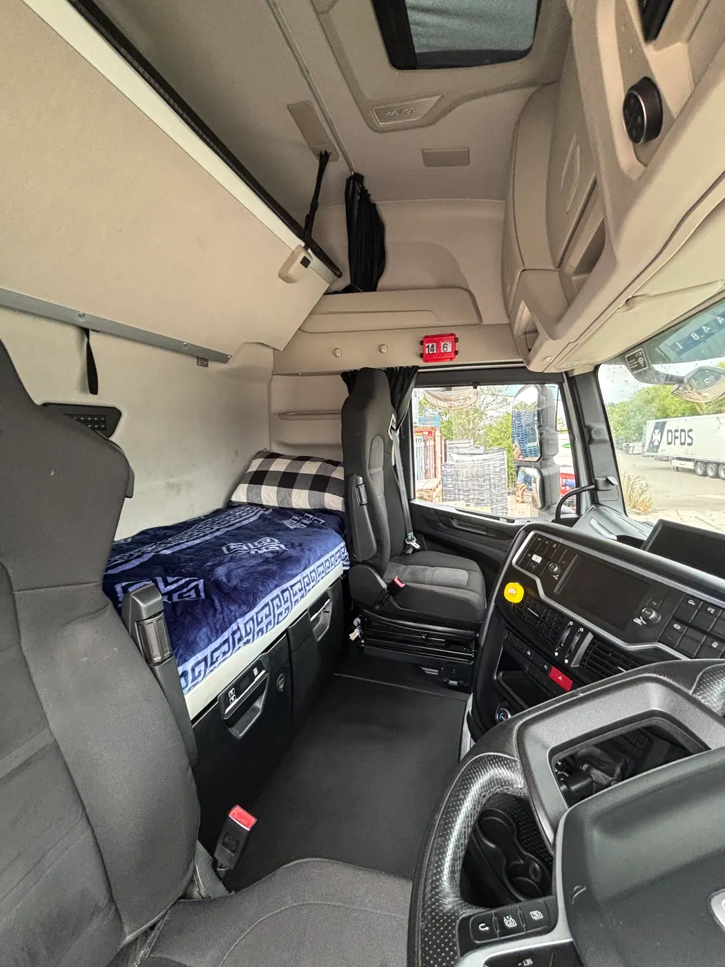 Interior valet — full HGV cab finish